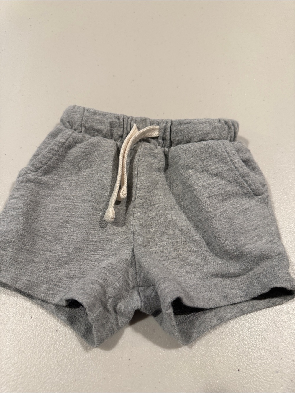 Old Navy Heather Gray Kids' Knit Drawstring Shorts